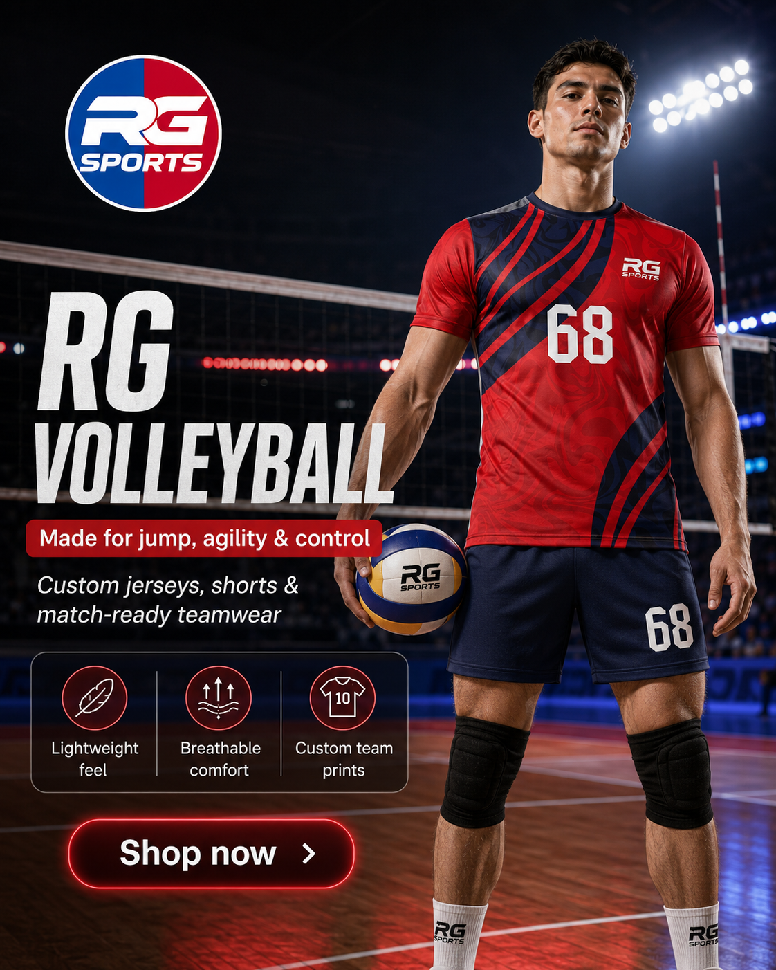 Custom Volleyball Uniforms Australia